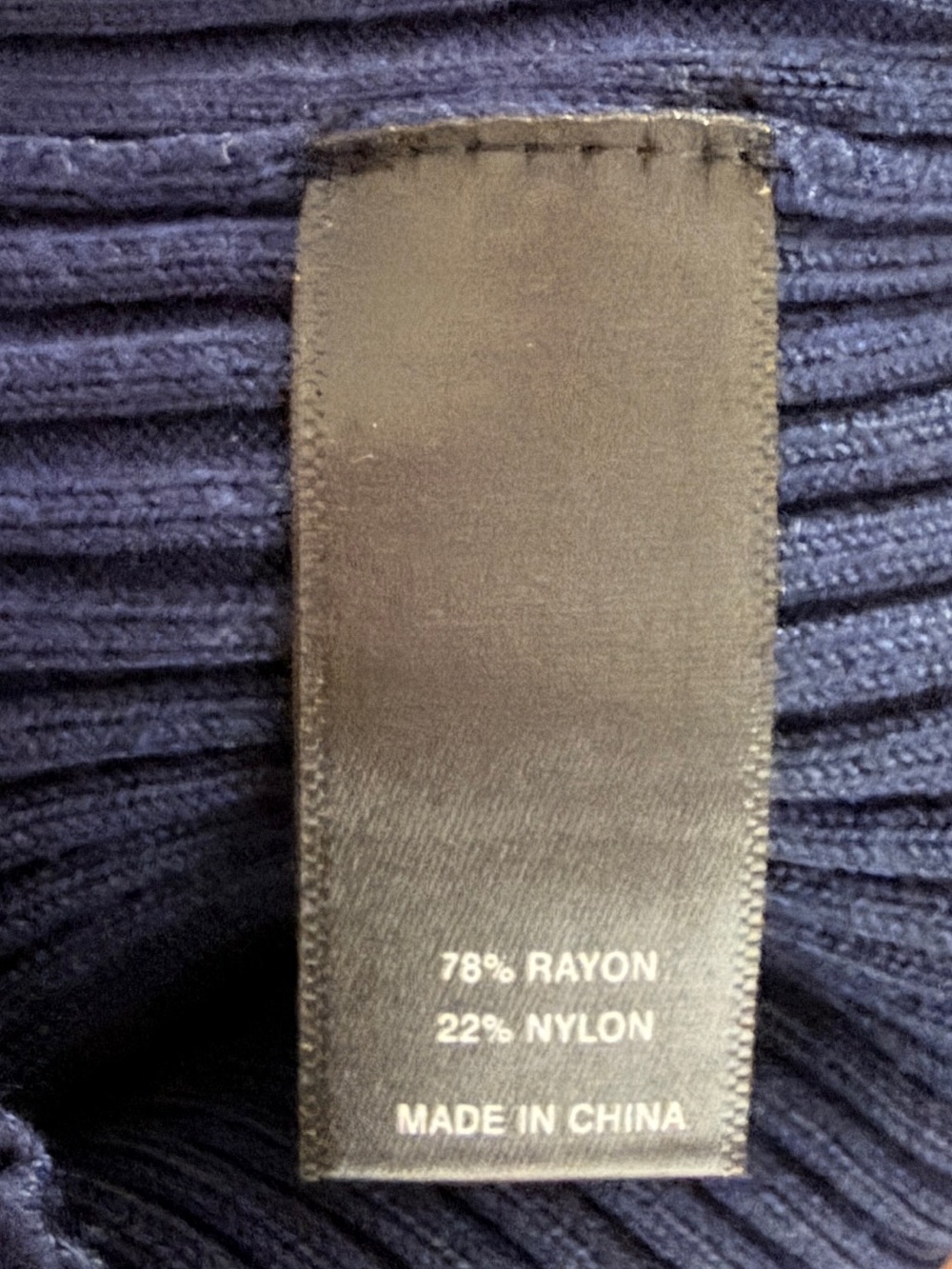 Copper Key Navy Ribbed Sweater - Picture 6 of 6